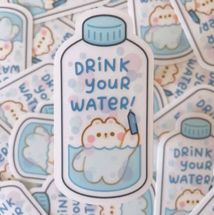 Drink Your Water | Vinyl Sticker