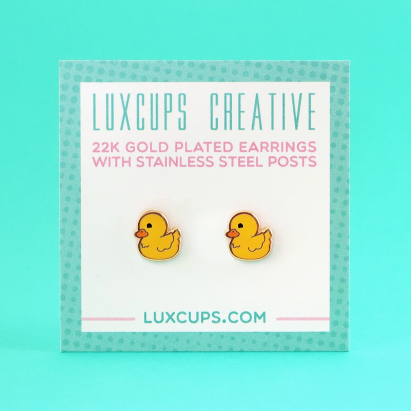 Rubber Ducky | Earrings