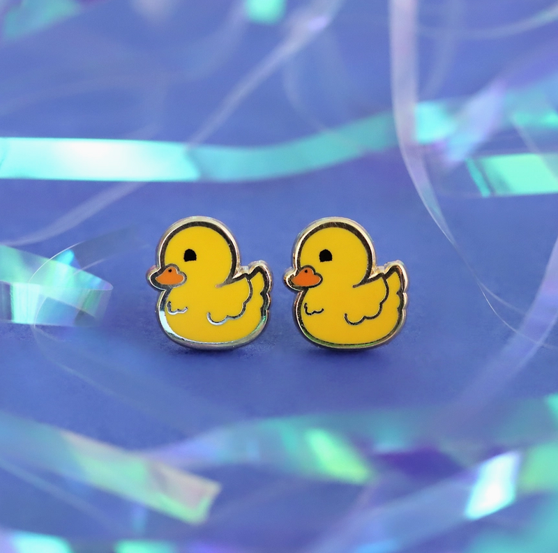 Rubber Ducky | Earrings