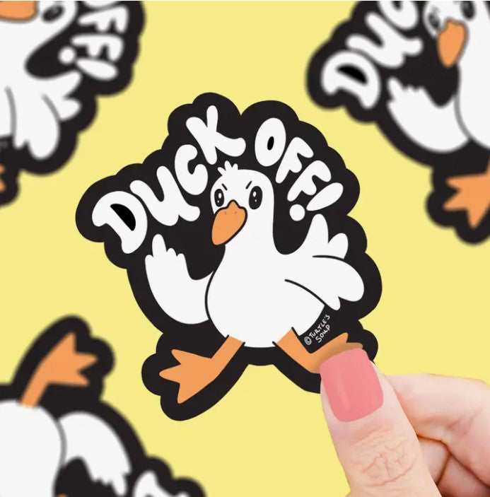 Duck Off | Vinyl Sticker