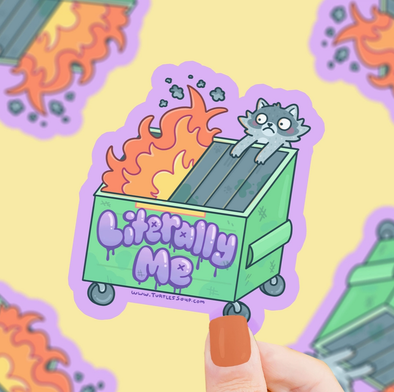 Dumpster Fire | Vinyl Sticker