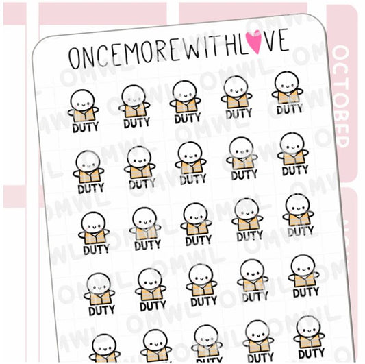 Duty Teacher | Sticker Sheet