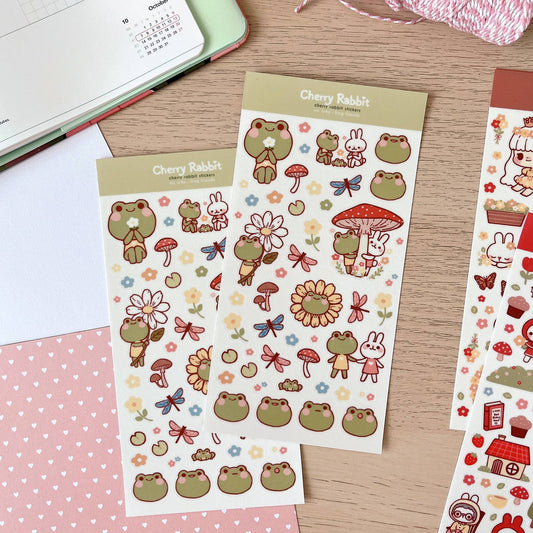 Frog Friends | Sticker Sheet