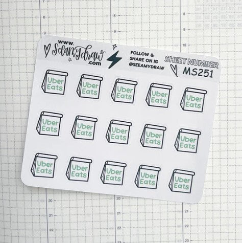 Eats | Sticker Sheet