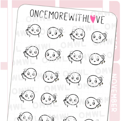 Eavesdropping Munchkin | Sticker Sheet