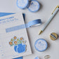 Blue Gingham | Washi