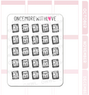 Ebook Reader | Sticker Sheet