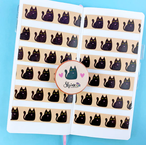 Edgar the Black Cat | Washi