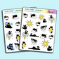Edgar Weather Deco | Sticker Sheet