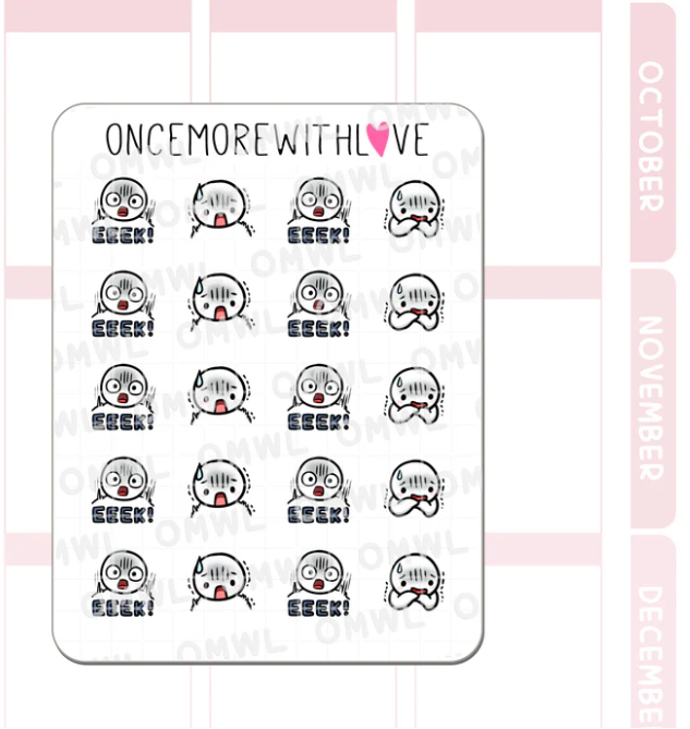 Eek! | Sticker Sheet