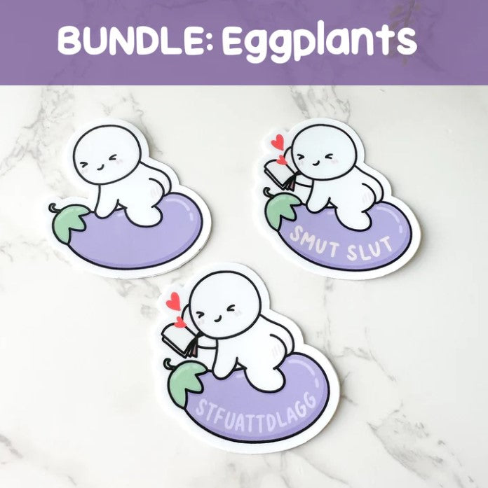 Eggplants | Vinyl Stickers