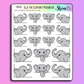 Ella the Elephant Peekaboo Deco | Sticker Sheet