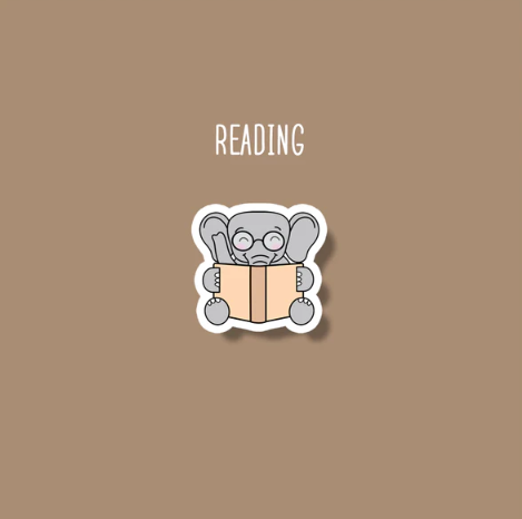 Ella Reading | Die Cut Stickers