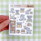 Ella the Elephant Reading Deco | Sticker Sheet