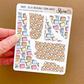 Ella Reading Torn Paper | Sticker Sheet
