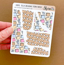 Ella Reading Torn Paper | Sticker Sheet
