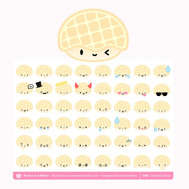 Bolo Bob Emojis | Sticker Sheet