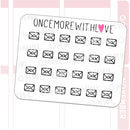 Mini Icons - Envelope | Sticker Sheet