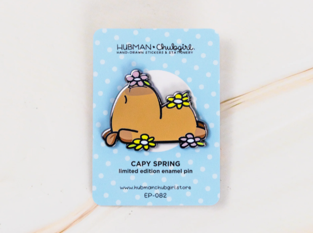 Capy Spring | Enamel Pin