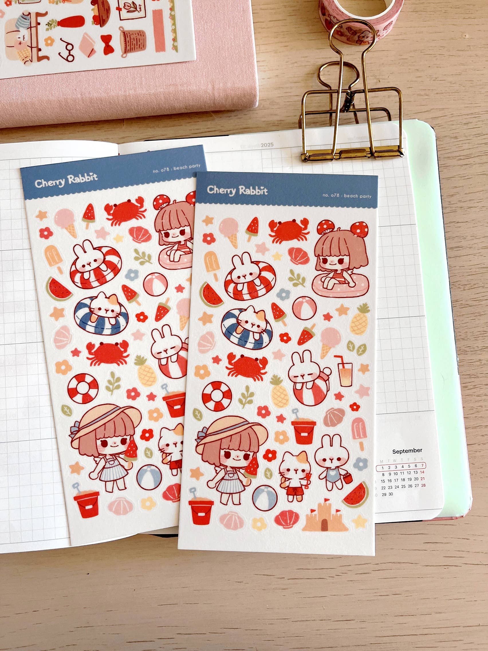Beach Party | Sticker Sheet – Stickie Planning