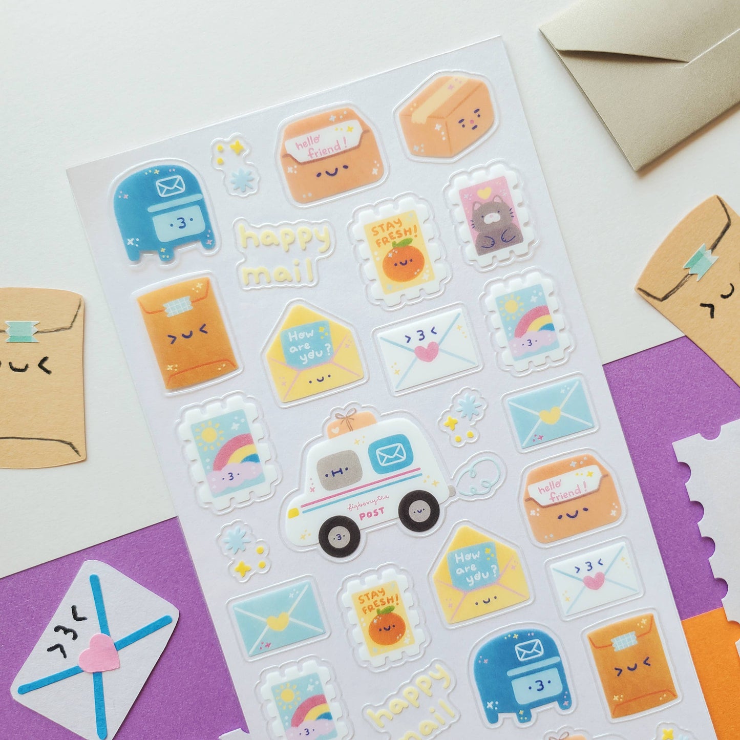 Postmarked with Love | Sticker Sheet