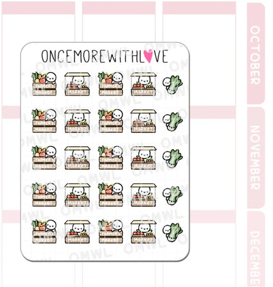 Farmers Market | Sticker Sheet