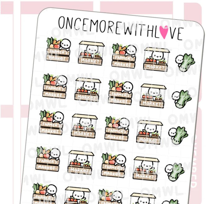 Farmers Market | Sticker Sheet