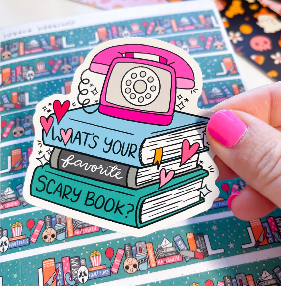 Fave Scary Book? | Vinyl Sticker