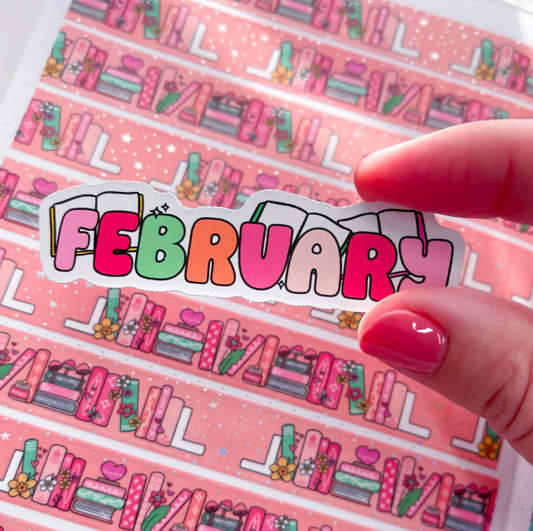 February Bookish | Vinyl Sticker