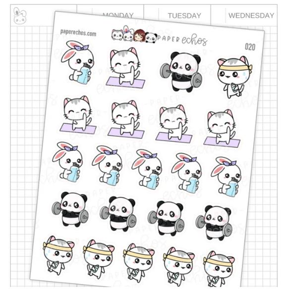 Fitness/Workout | Sticker Sheet