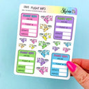 Flight Info | Sticker Sheet