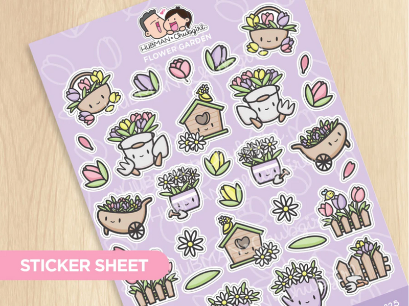 Flower Garden | Big Sticker Sheet