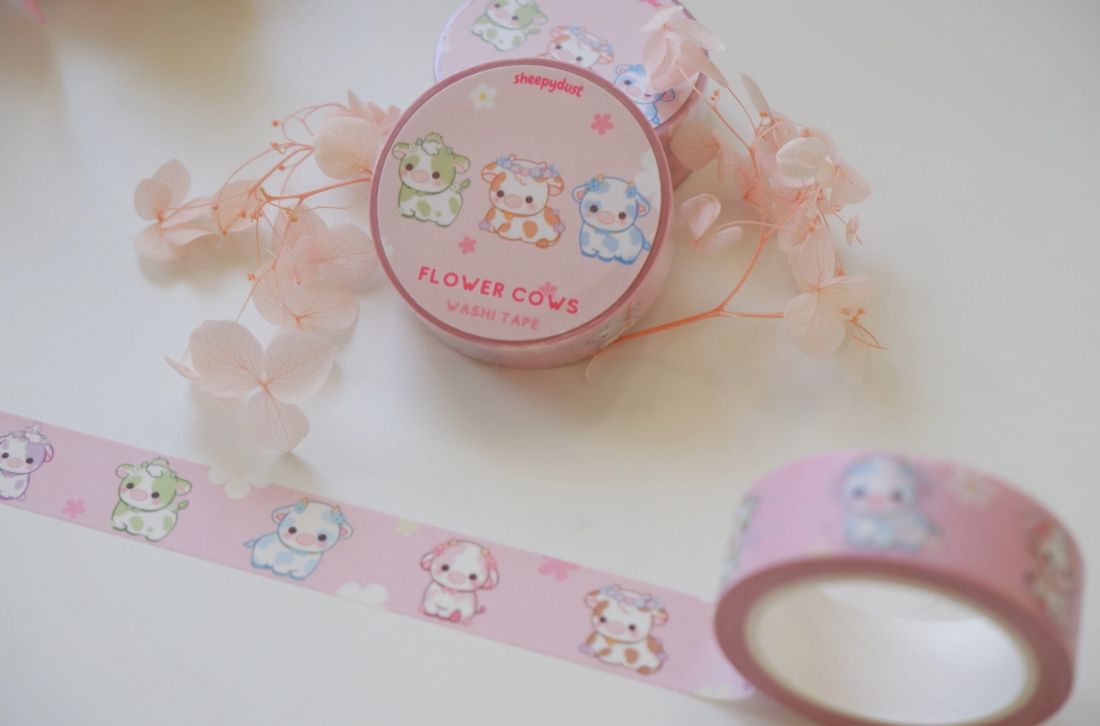 Flower Cow | Washi