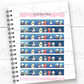 Nightmare | Washi Strip Sticker Sheet