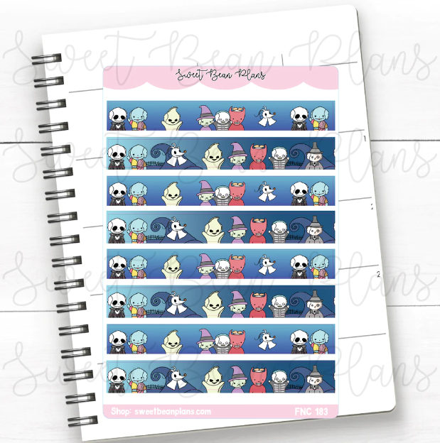 Nightmare | Washi Strip Sticker Sheet