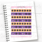 Halloween Mugs | Washi Strip Sticker Sheet