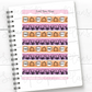 Halloween Skele-Beans | Washi Strip Sticker Sheet