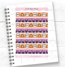 Halloween Skele-Beans | Washi Strip Sticker Sheet