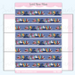 Nightmare Bookshelf | Washi Strip Sticker Sheet