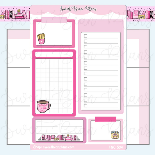 Mean Reads Large Functional | Sticker Sheet