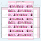 Mean Bookshelf | Washi Strip Sticker Sheet