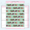 Hocus Bookshelf | Washi Strip Sticker Sheet