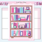 Valentine's Bookshelf | Large Sticker