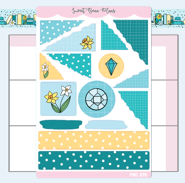 March Journaling Deco | Sticker Sheet