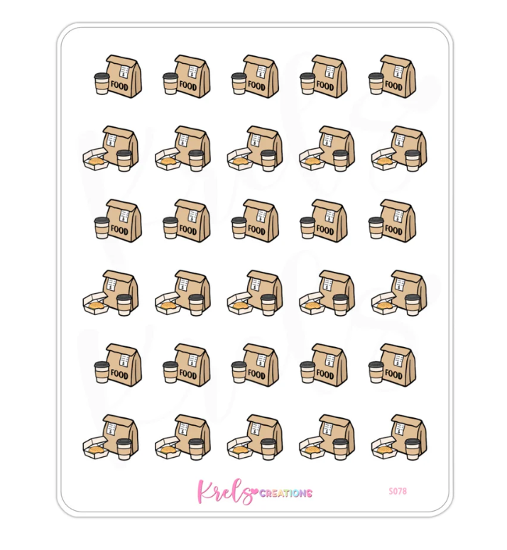 Food Takeout | Sticker Sheet