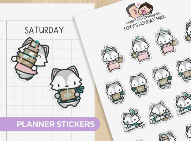 *PRESALE* Foxy's Holiday Mail | Sticker Sheet