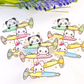 Moon Prism - Fountain Pen Character | Transparent Vinyl Sticker