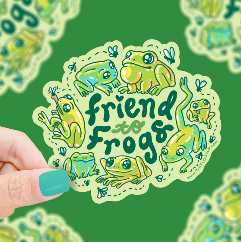 Friend to Frogs | Vinyl Sticker