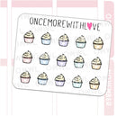 Mini - Froyo or Ice Cream Doodle | Sticker Sheet