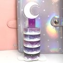 Galactic Crescent Moon Cloud Bank | Washi Stand
